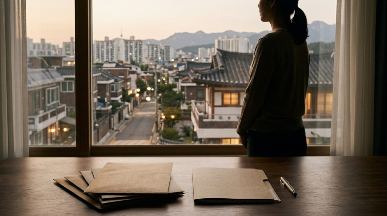 가족을 기다리는 마음은 서류를 준비하는 동안에도 계속됩니다.